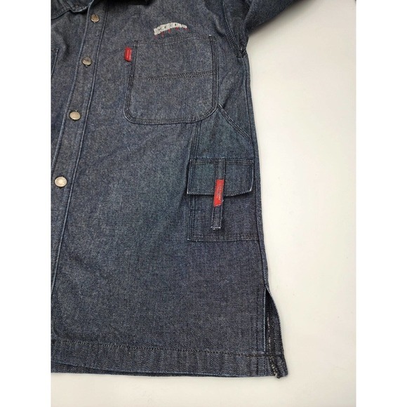 History Iceberg Denim Jean Trucker Jacket Italy Size XL - Picture 7 of 10